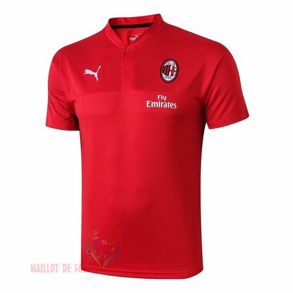 Maillot Om Pas Cher PUMA Polo AC Milan 2019 2020 Rouge