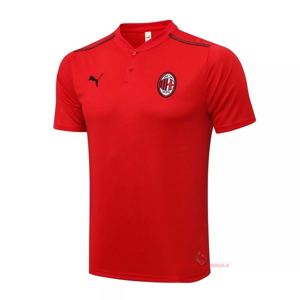 Maillot Om Pas Cher PUMA Polo AC Milan 2021 2022 Rouge