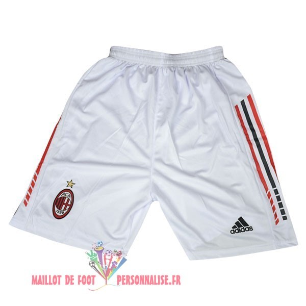 Maillot Om Pas Cher Adidas DomiChili Shorts AC Milan Vintage 2005 2006 Blanc