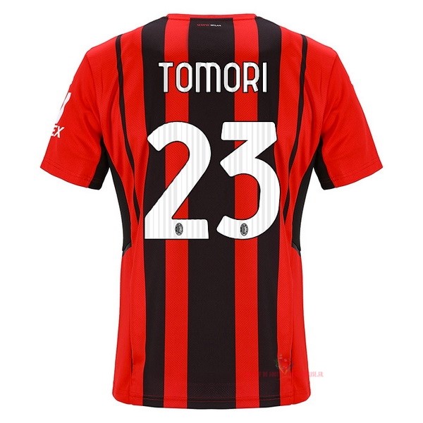 Maillot Om Pas Cher PUMA NO.23 Tomori Domicile Maillot AC Milan 2021 2022 Rouge