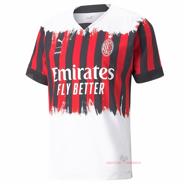 Maillot Om Pas Cher PUMA Thailande Fourth Maillot AC Milan 2021 2022 Rouge