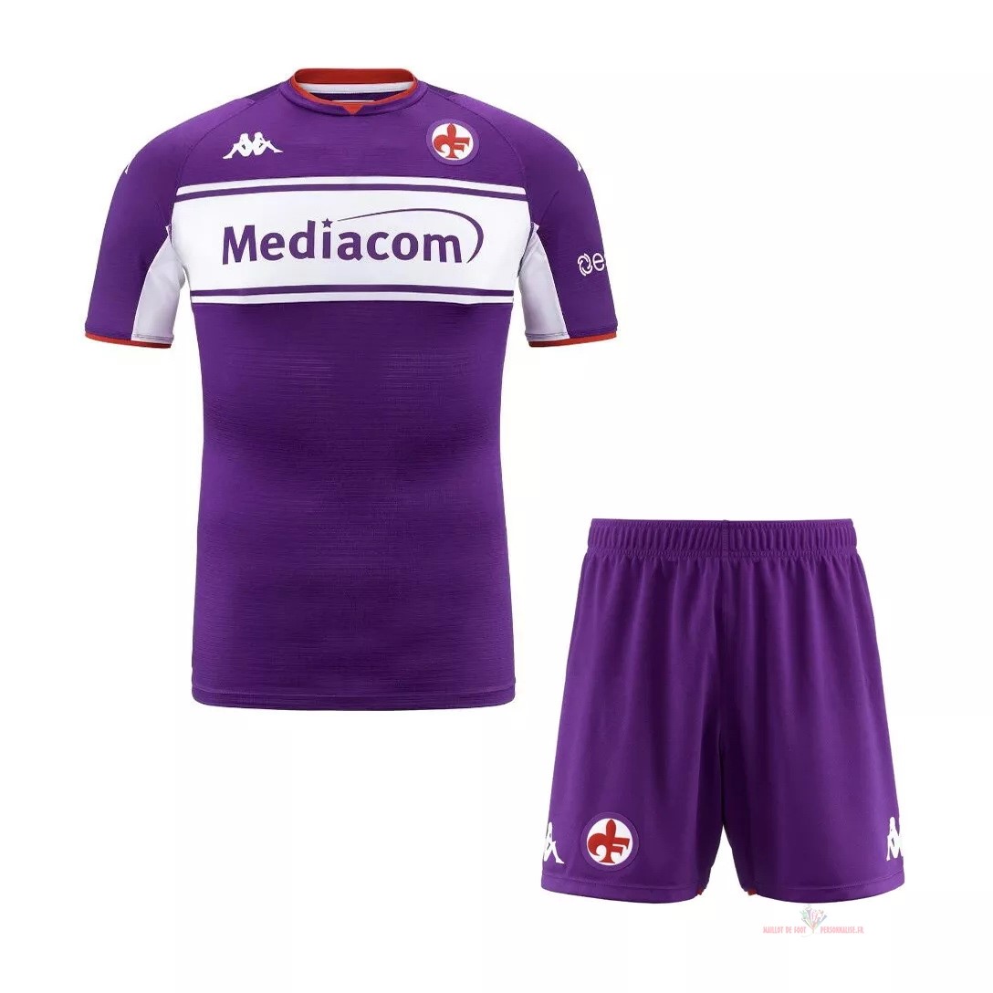 Maillot Om Pas Cher Kappa Domicile Conjunto De Enfant Fiorentina 2021 2022 Purpura
