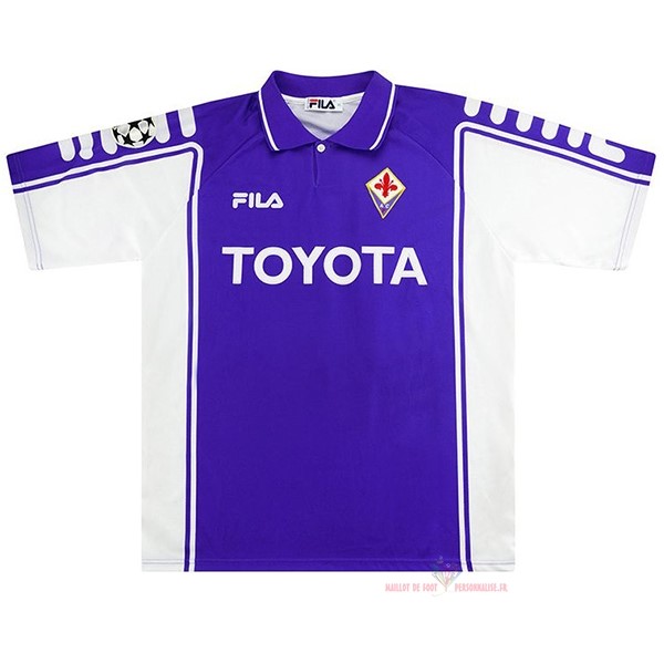 Maillot Om Pas Cher FILA Domicile Camiseta Fiorentina Rétro 1999 2000 Purpura
