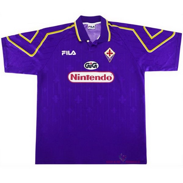 Maillot Om Pas Cher FILA Domicile Maillot Fiorentina Rétro 1997 1998 Purpura