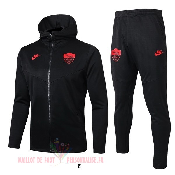 Maillot Om Pas Cher Nike Survêtements AS Roma 2019 2020 Noir Rouge