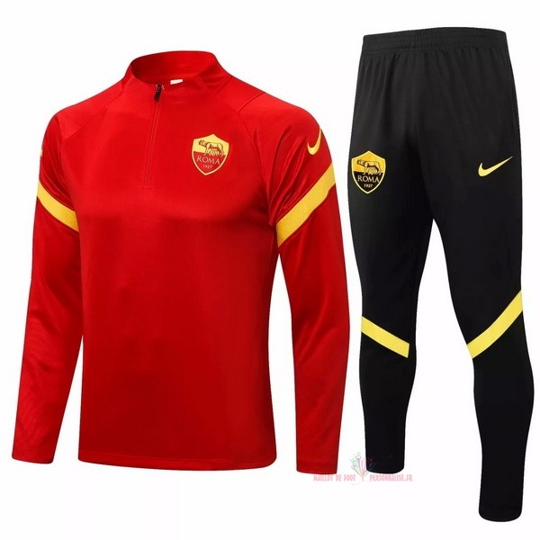 Maillot Om Pas Cher Nike Survêtements AS Roma 2021 2022 Rouge Noir