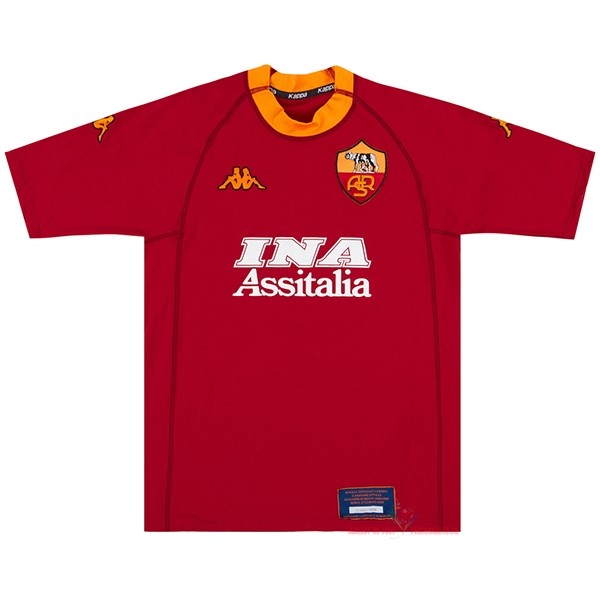 Maillot Om Pas Cher Kappa Domicile Maillot As Roma Rétro 2000 2001 Rouge