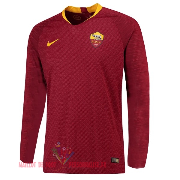 Maillot Om Pas Cher Nike Domicile Manches Longues As Roma 18-19 Rouge