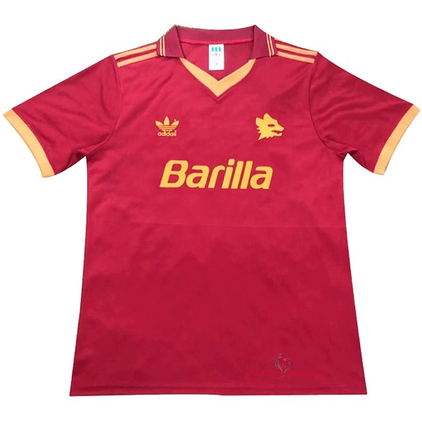 Maillot Om Pas Cher adidas Domicile Maillot As Roma Rétro 1992 1994 Rouge