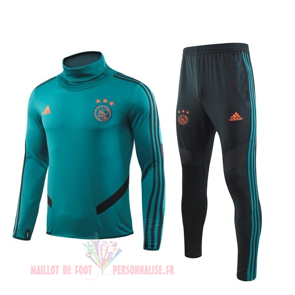 Maillot Om Pas Cher adidas Survêtements Ajax 2019 2020 Vert Noir Orange