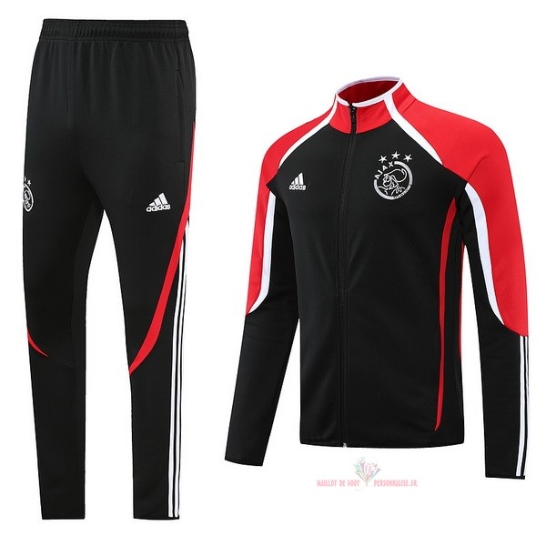 Maillot Om Pas Cher adidas Survêtements Ajax 2021 2022 Noir Rouge