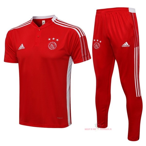 Maillot Om Pas Cher adidas Ensemble Complet Polo Ajax 2021 2022 Rouge