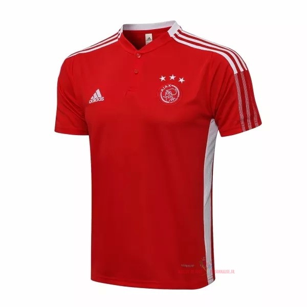 Maillot Om Pas Cher adidas Polo Ajax 2021 2022 Rouge