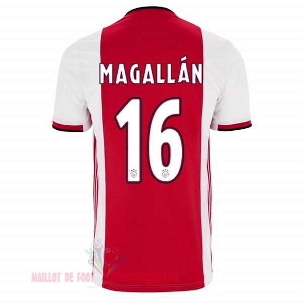 Maillot Om Pas Cher adidas NO.16 Magallan Domicile Maillot Ajax 2019 2020 Rouge