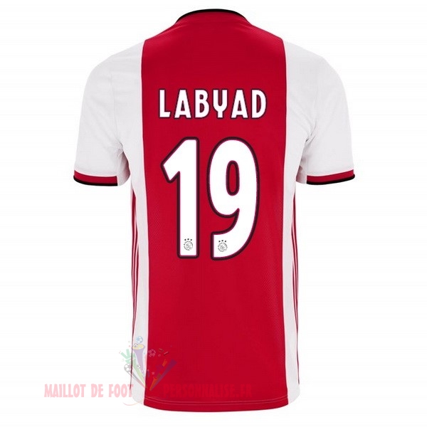 Maillot Om Pas Cher adidas NO.19 Labyad Domicile Maillot Ajax 2019 2020 Rouge