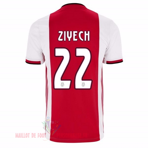 Maillot Om Pas Cher adidas NO.22 Ziyech Domicile Maillot Ajax 2019 2020 Rouge