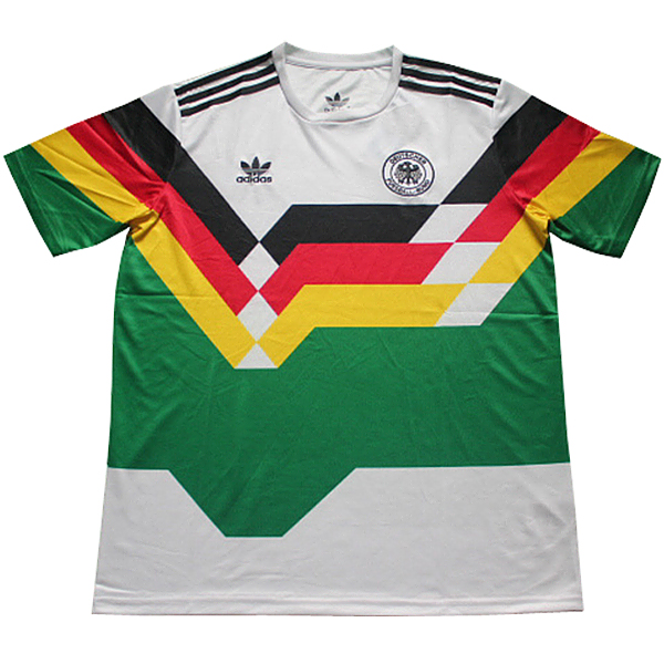 Maillot Om Pas Cher adidas Maillots Allemagne Rétro 1990 Vert