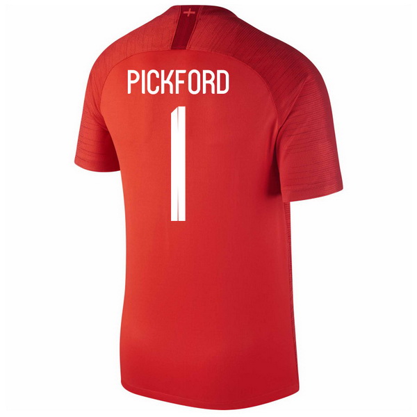 Maillot Om Pas Cher Nike NO.1 Pickford Exterieur Maillots Angleterre 2018 Rouge