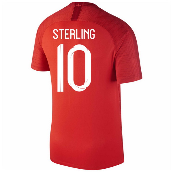 Maillot Om Pas Cher Nike NO.10 Sterling Exterieur Maillots Angleterre 2018 Rouge