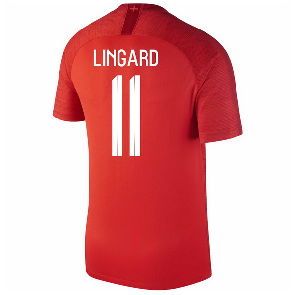 Maillot Om Pas Cher Nike NO.11 Lingard Exterieur Maillots Angleterre 2018 Rouge