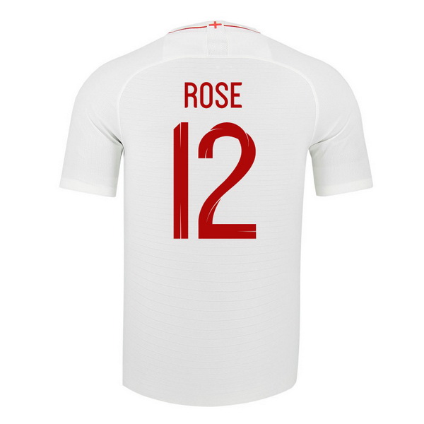 Maillot Om Pas Cher Nike NO.12 Rose Domicile Maillots Angleterre 2018 Blanc