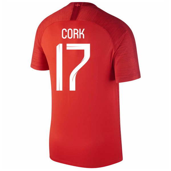 Maillot Om Pas Cher Nike NO.17 Cork Exterieur Maillots Angleterre 2018 Rouge