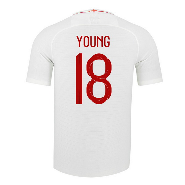 Maillot Om Pas Cher Nike NO.18 Young Domicile Maillots Angleterre 2018 Blanc
