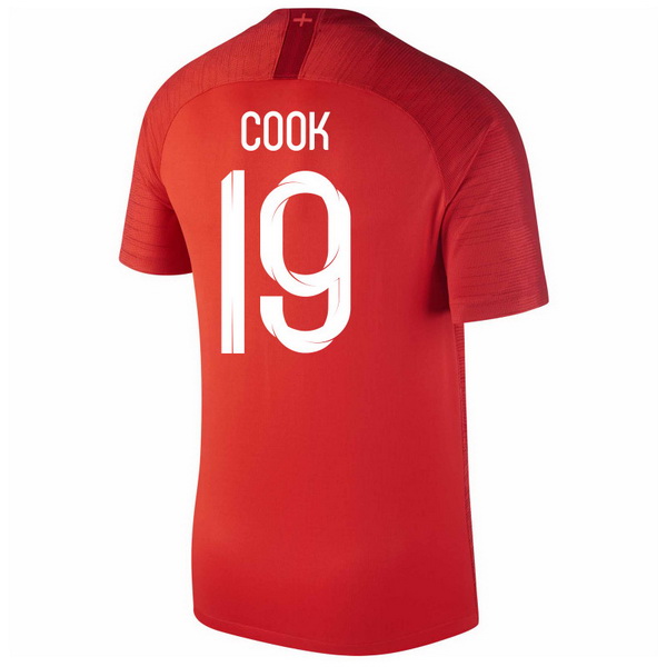 Maillot Om Pas Cher Nike NO.19 Cook Exterieur Maillots Angleterre 2018 Rouge