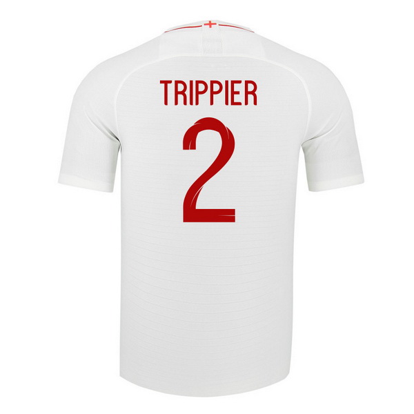 Maillot Om Pas Cher Nike NO.2 Trippier Domicile Maillots Angleterre 2018 Blanc