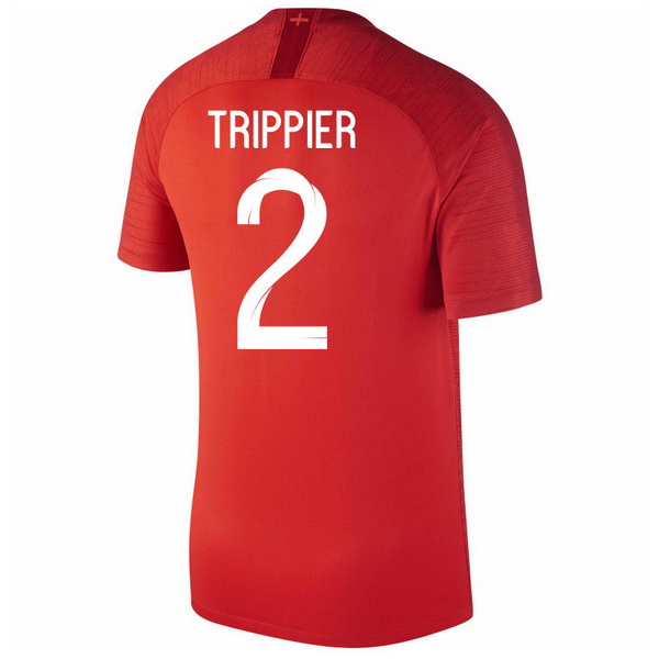 Maillot Om Pas Cher Nike NO.2 Trippier Exterieur Maillots Angleterre 2018 Rouge