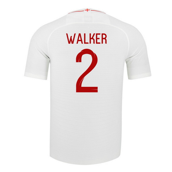 Maillot Om Pas Cher Nike NO.2 Walker Domicile Maillots Angleterre 2018 Blanc