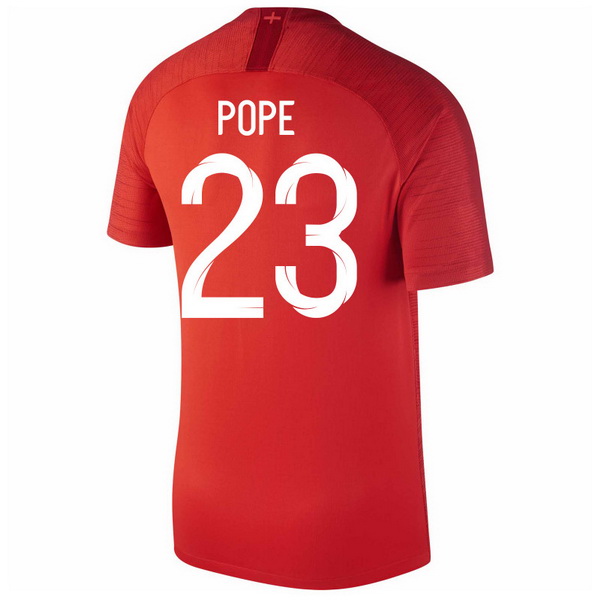 Maillot Om Pas Cher Nike NO.23 Pope Exterieur Maillots Angleterre 2018 Rouge