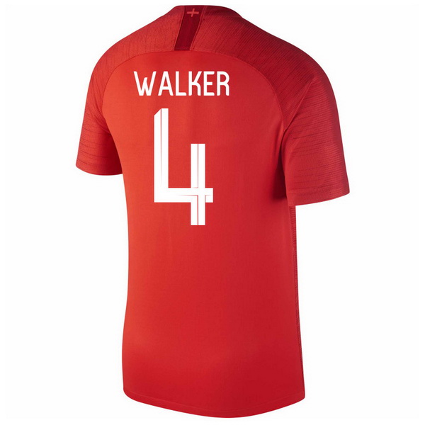 Maillot Om Pas Cher Nike NO.4 Walker Exterieur Maillots Angleterre 2018 Rouge