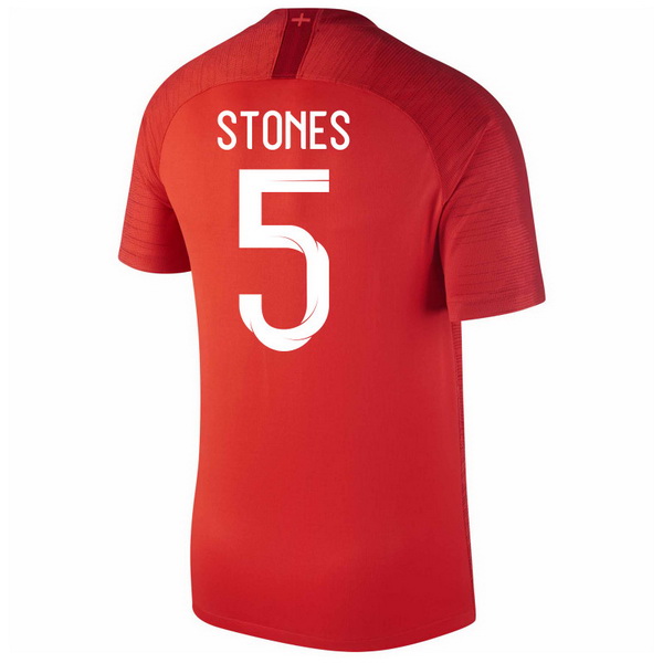 Maillot Om Pas Cher Nike NO.5 Stones Exterieur Maillots Angleterre 2018 Rouge