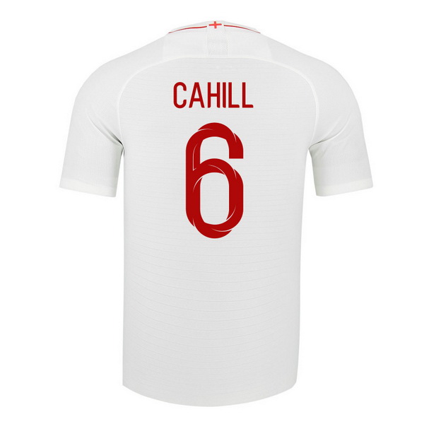 Maillot Om Pas Cher Nike NO.6 Cahill Domicile Maillots Angleterre 2018 Blanc