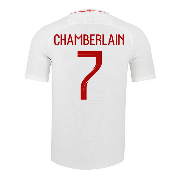 Maillot Om Pas Cher Nike NO.7 Chamberlain Domicile Maillots Angleterre 2018 Blanc