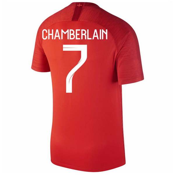 Maillot Om Pas Cher Nike NO.7 Chamberlain Exterieur Maillots Angleterre 2018 Rouge
