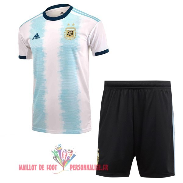 Maillot Om Pas Cher Adidas DomiChili Conjunto De Enfant Argentine 2019 Bleu Blanc