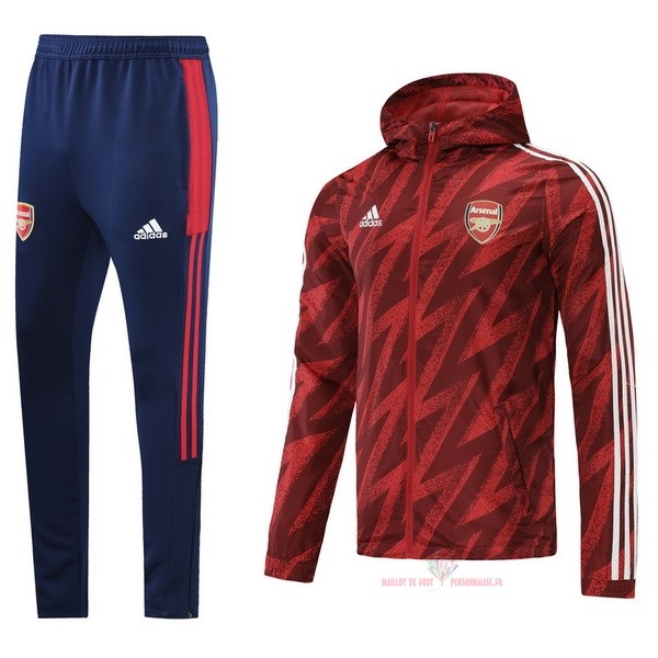 Maillot Om Pas Cher adidas Ensemble Complet Coupe Vent Arsenal 2021 2022 Rouge