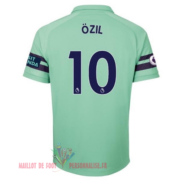 Maillot Om Pas Cher PUMA NO.10 Ozil Third Maillots Arsenal 18-19 Vert