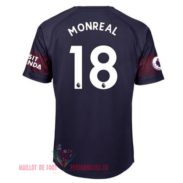 Maillot Om Pas Cher PUMA NO.18 Monreal Exterieur Maillots Arsenal 18-19 Bleu Marine