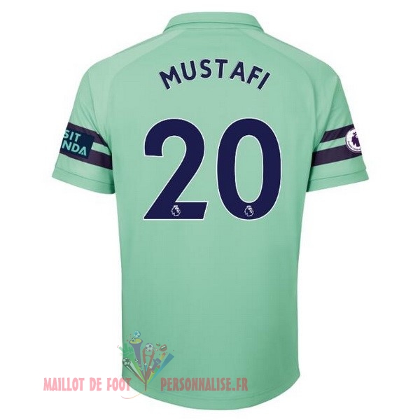 Maillot Om Pas Cher PUMA NO.20 Mustafi Third Maillots Arsenal 18-19 Vert
