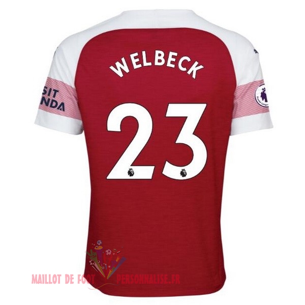 Maillot Om Pas Cher PUMA NO.23 Welbeck Domicile Maillots Arsenal 18-19 Rouge