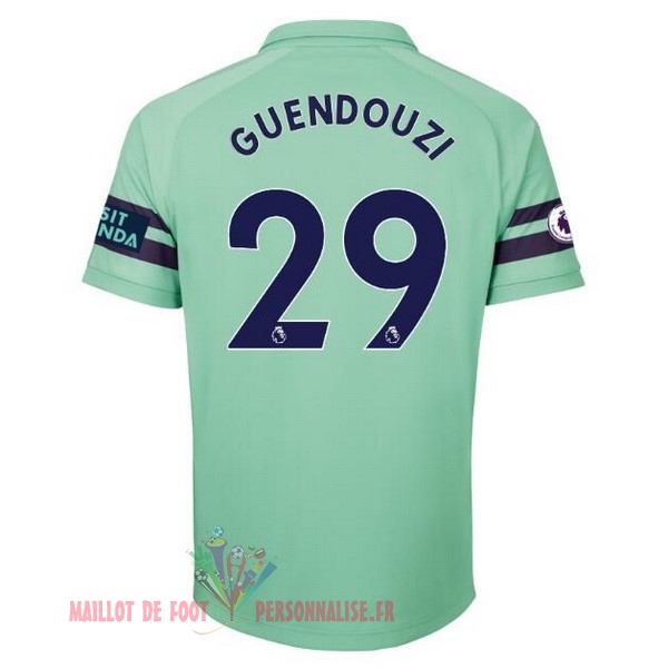 Maillot Om Pas Cher PUMA NO.29 Guendouzi Third Maillots Arsenal 18-19 Vert