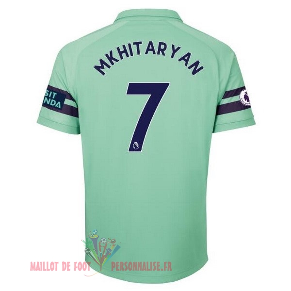 Maillot Om Pas Cher PUMA NO.7 Mkhitaryan Third Maillots Arsenal 18-19 Vert