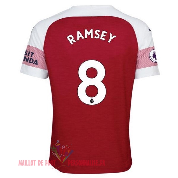 Maillot Om Pas Cher PUMA NO.8 Ramsey Domicile Maillots Arsenal 18-19 Rouge