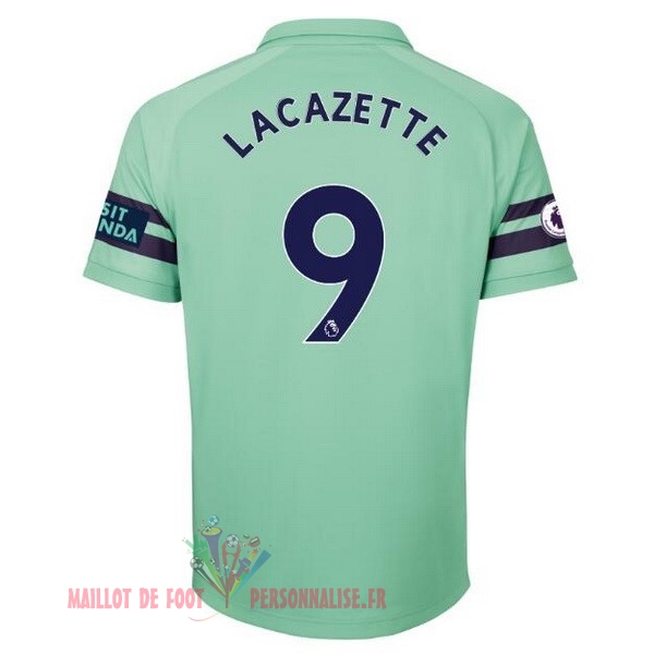 Maillot Om Pas Cher PUMA NO.9 Lacazette Third Maillots Arsenal 18-19 Vert