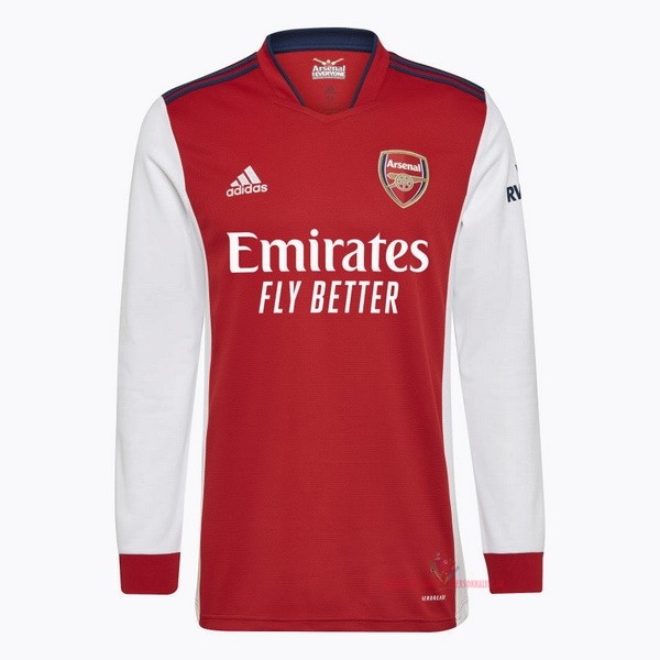 Maillot Om Pas Cher adidas Domicile Manches Longues Arsenal 2021 2022 Rouge