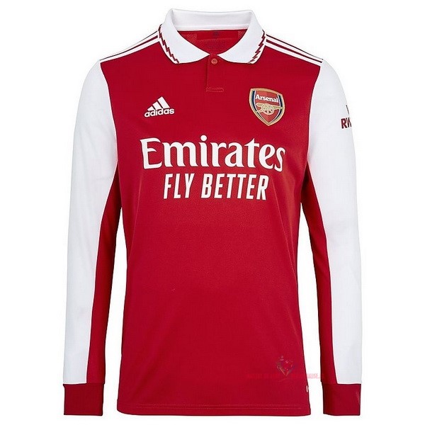 Maillot Om Pas Cher adidas Domicile Manches Longues Arsenal 2022 2023 Rouge
