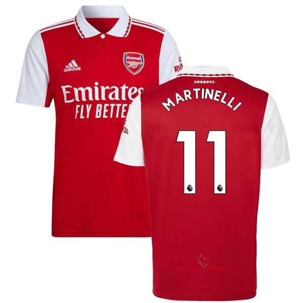 Maillot Om Pas Cher adidas NO.11 Martinelli Domicile Maillot Arsenal 2022 2023 Rouge